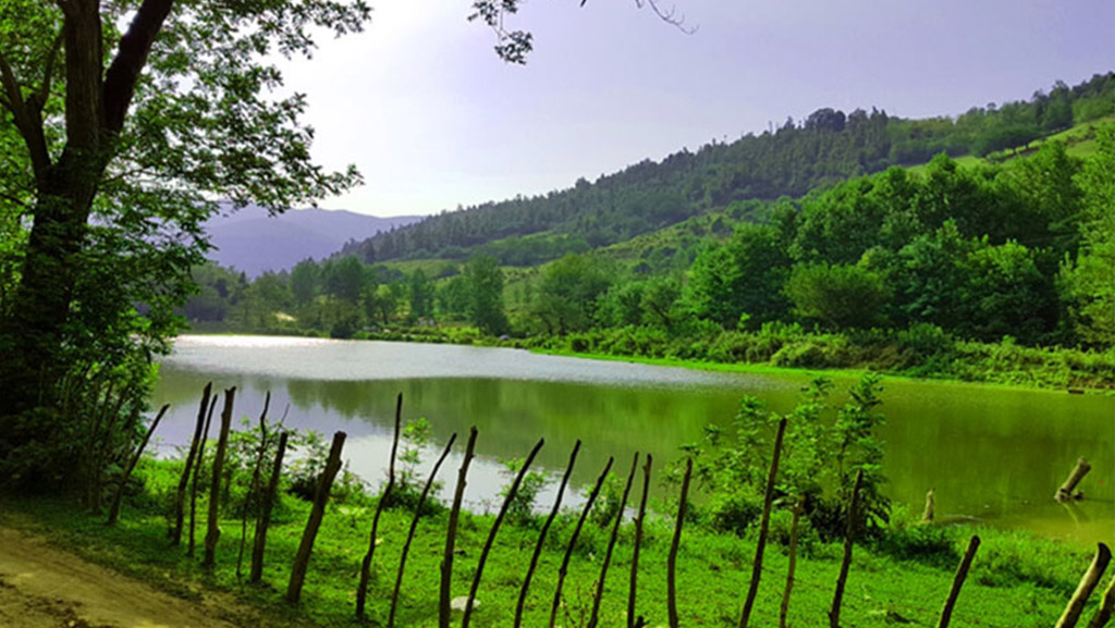 دریاچه عروس (روستای حلیمه جان) گیلان رحمت آباد
